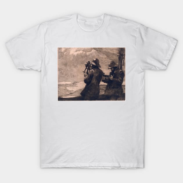 Winslow Homer Eight Bells T-Shirt by pdpress